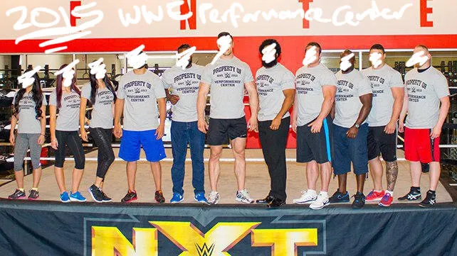 2015 WWE Performance Center trainees including Montez Ford and Apollo Crews