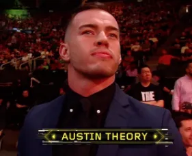 Austin Theory appears at NXT Takeover after signing with the WWE
